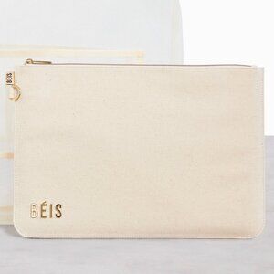 BÉIS Beige Canvas Laptop Sleeve